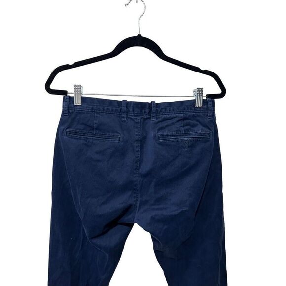 J. Crew Stretch 484 Solid Blue 30x32 Classic Chino Pants Americana Versatile - Picture 6 of 11